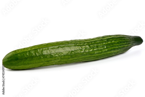 Long Cucumber, isolated on white background.