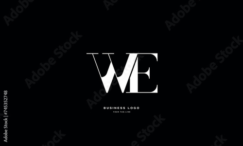 WE, EW, W, E, Abstract Letters Logo Monogram