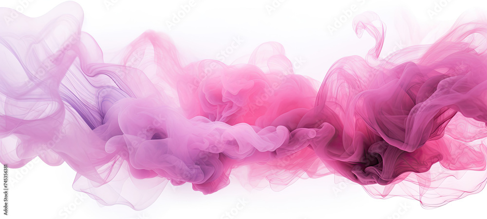 Pink and Purple Smoke Drifting in the Air Pink and Purple Smoke Drifting in the Air
