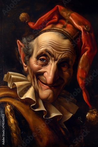 Portrait of a jester