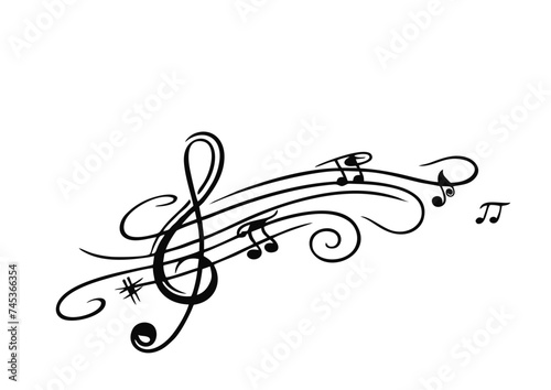 logo icon musical tone art design