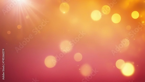 abstract bokeh background An abstract summer background with sun beams and bokeh. The background has a warm gradient 