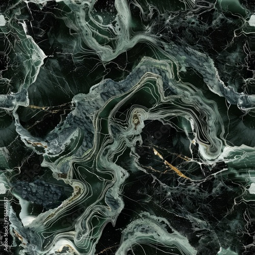 Seamless serpentinite rock texture pattern high resolution 4k, natural stone for design, architecture and 3d. HD realistic material rugged, surface tileable for creative work and design. photo