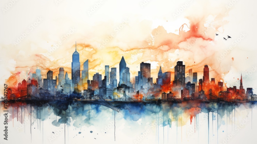 Metropolis in Twilight - A metropolis caught between day and night, where the city lights start to twinkle, capturing the transition of time, perfect for urban themes. Metropolis in Twilight - A metropolis caught between day and night, where the city lights start to twinkle, capturing the transition of time, perfect for urban themes.