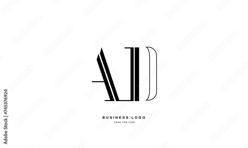 AD, DA, A, D, Abstract Letters Logo Monogram
AD, DA, A, D, Abstract Letters Logo Monogram