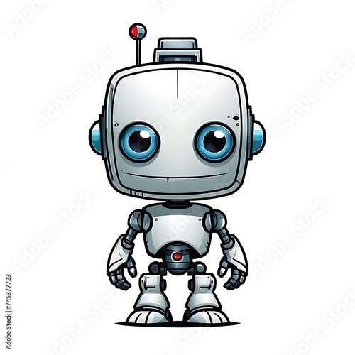 Cute little robot © Aleksandr Kosovtsev