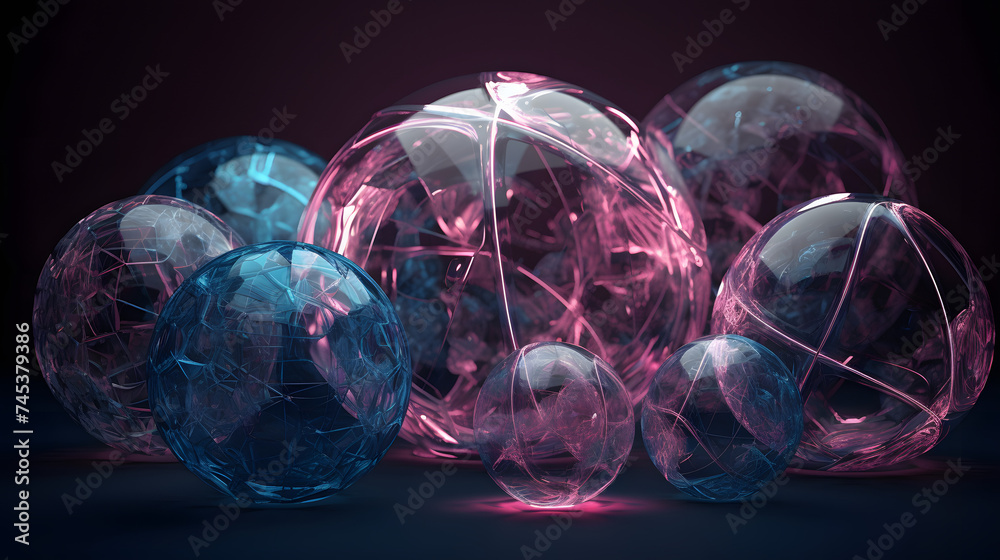 various spheres and complex designs various spheres and complex designs