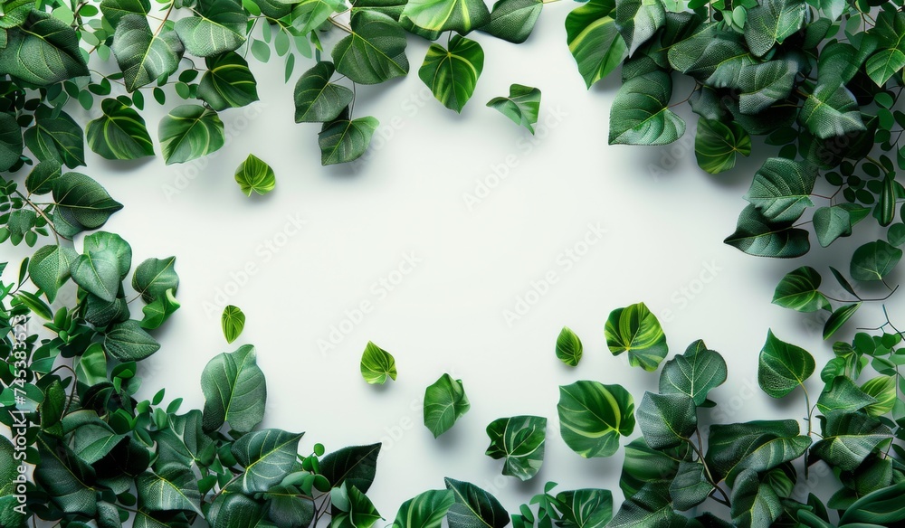 simple leaf background. 