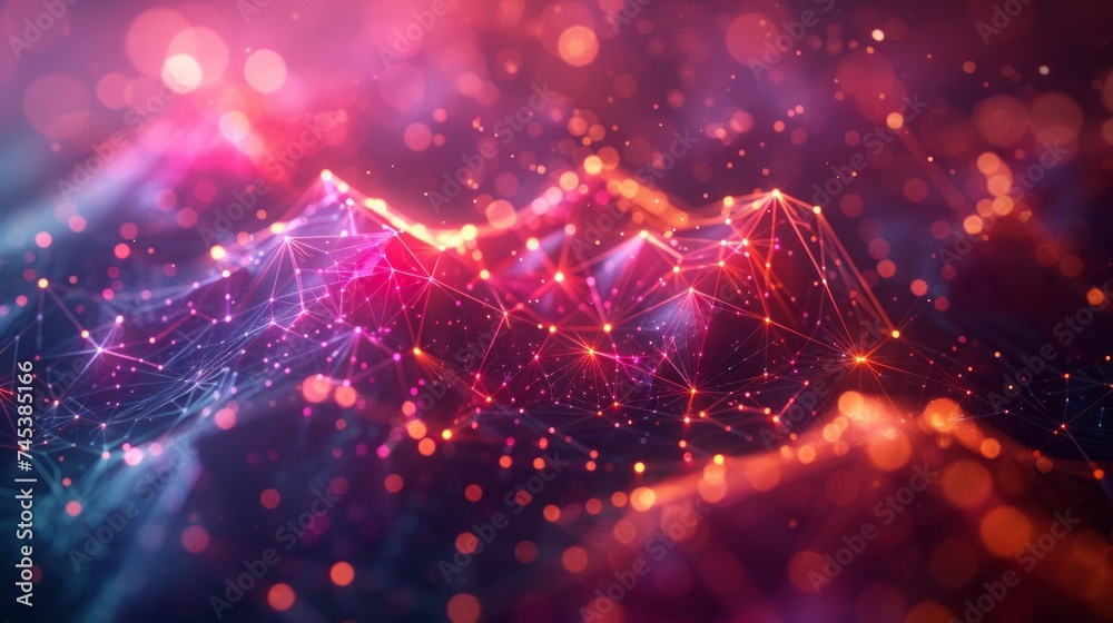 Dynamic futuristic digital abstract background Dynamic futuristic digital abstract background