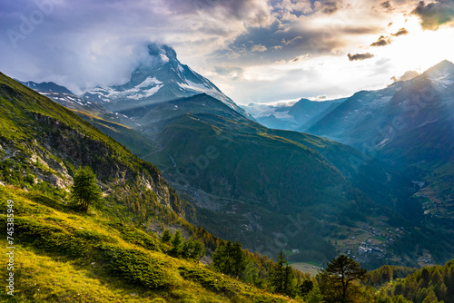 Matterhorn mountain after storm © bkdi
