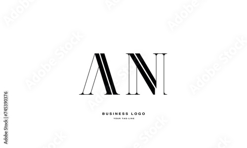 AM  MA  A  M  Abstract Letters Logo Monogram