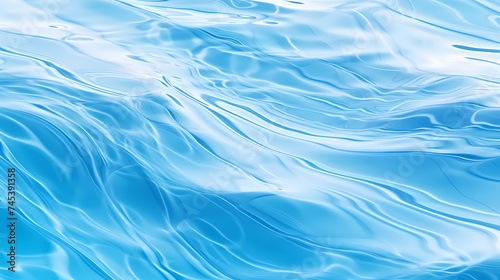Abstract blue water wave texture, world water day concept, idea of saving water and protecting world environment © xuan