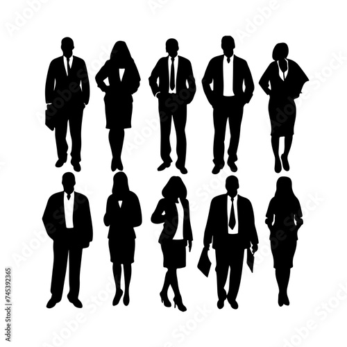 Black silhouettes