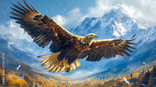 Bald Eagle in Flight