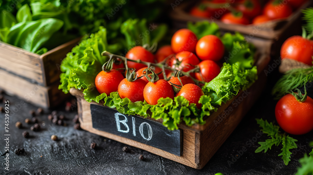 Bio Vegetables Background