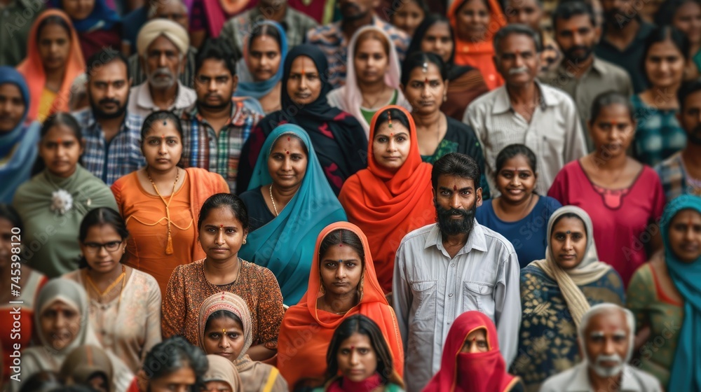 Ethnic variety group of indian people in India Ethnic variety group of indian people in India