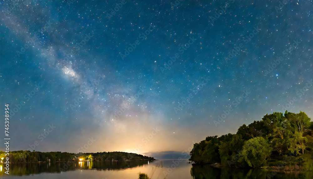 Image material of a beautiful night sky with stars. Image material of a beautiful night sky with stars.