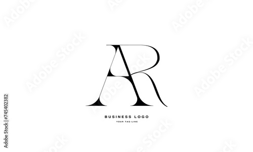 AR, RA, A, R, Abstract Letters Logo Monogram