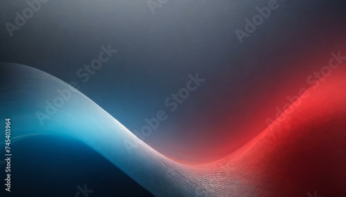 Arrière-plan gris dégradé rouge bleu, couleurs flou, création de bannière à texture sonore photo