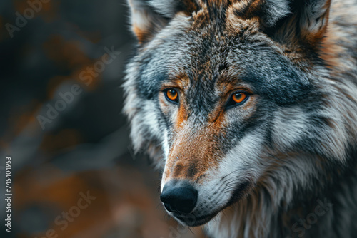 portrait of a wolf