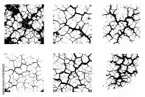 6 cracked textures. Cracked essence: exploring the textures of time and decay, unveiling the beauty in imperfection.