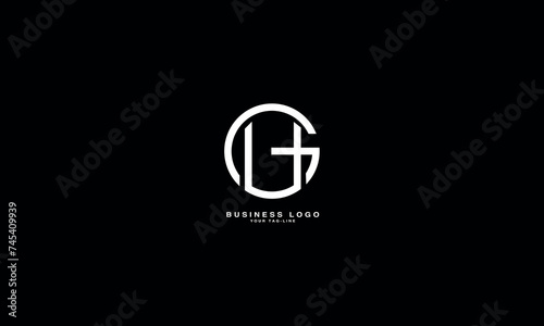 GU, UG, G, U, Abstract Letters Logo monogram