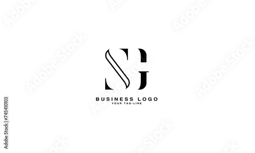 SG, GS, S, G, Abstract Letters Logo Monogram