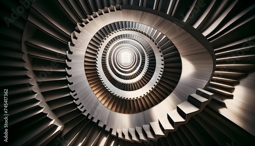 Infinite Staircase: Architectural Spiral