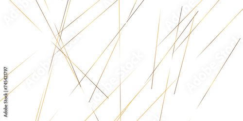 Abstract background with lines. Golden lines on White paper. Line wavy abstract vector background.