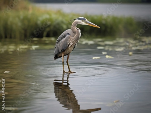 GARÇA NO LAGO