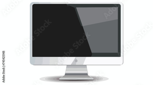 Pc Monitor Screen Icon Vector Illustration Graphic D