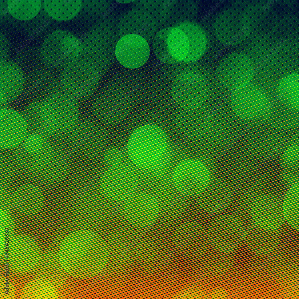 Green bokeh background banner for Party, ad, event, poster and various design works