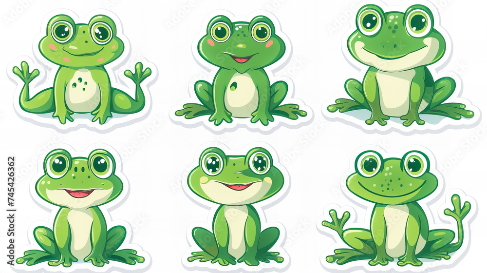 funny frog sticker funny frog sticker