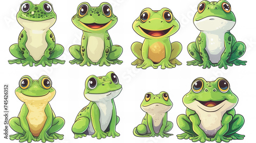 funny frog sticker