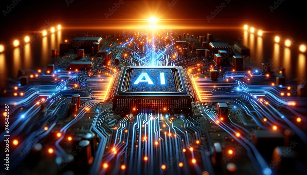 Advanced AI Processor Circuitry