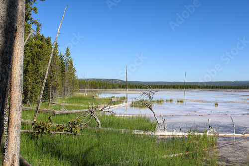 Midway Basin Geysers - Yellowstone National Park