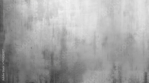Grungy Gray Concrete Wall Background with Stains
