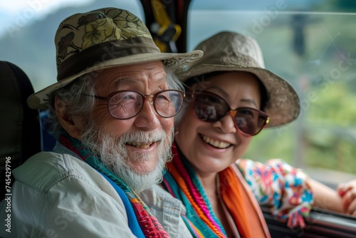 Joy-filled seniors on a globetrotting escapade © Oleksandr