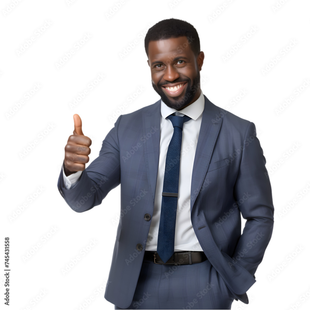 Male Entrepreneur. Afro Business Man Smiling At Camera Crossing Hands On transparent background
Male Entrepreneur. Afro Business Man Smiling At Camera Crossing Hands On transparent background
