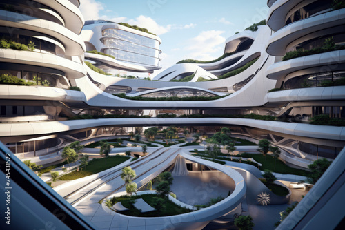 State-of-the-art Human-made and AI building that Combines Bold, Unconventional Forms and Eco-Friendly Features
