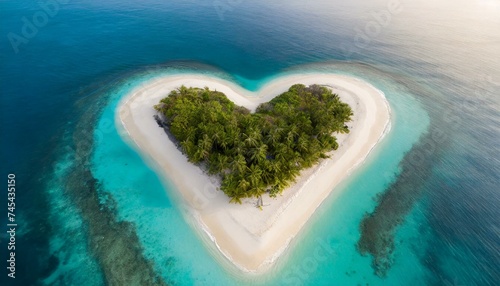 heart shaped island © Dan Marsh