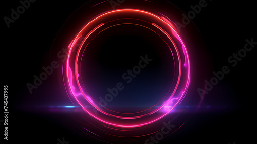 bright illuminated circle