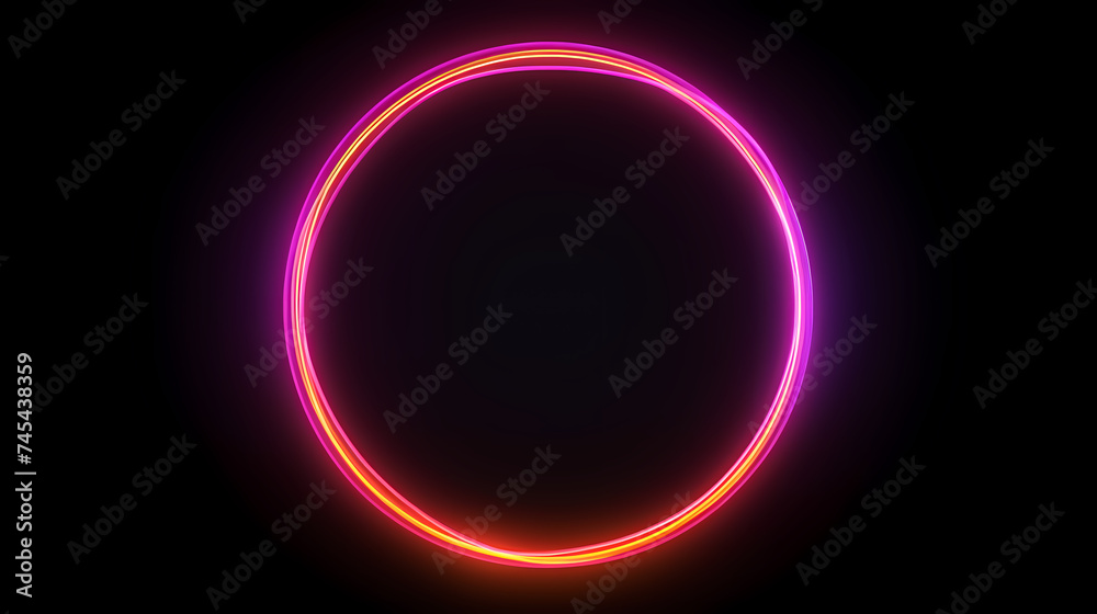 bright illuminated circle bright illuminated circle