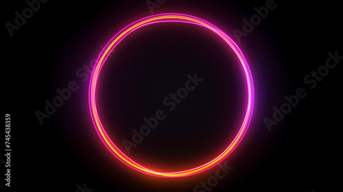 bright illuminated circle