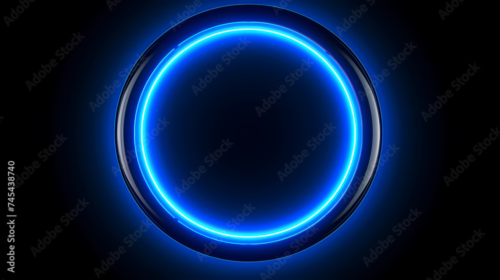 Fototapeta premium bright illuminated circle