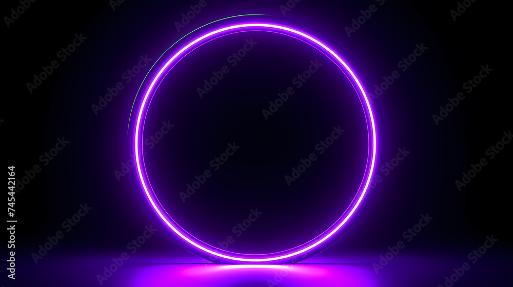 Showing vibrant glowing circles Showing vibrant glowing circles