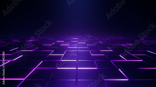 Cyberspace grid background, blockchain and abstract technology background