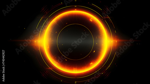 Showing vibrant glowing circles