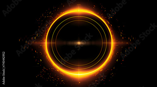 Showing vibrant glowing circles