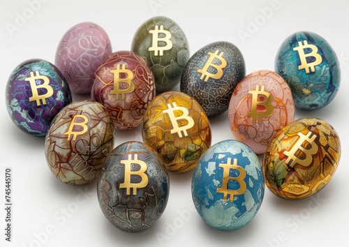 Easter Surprise: Bitcoin-Inspired Eggs. Happy Easter!